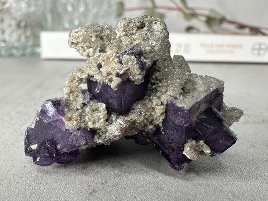 Alluring Yaogangxian Purple Fluorite Specimen