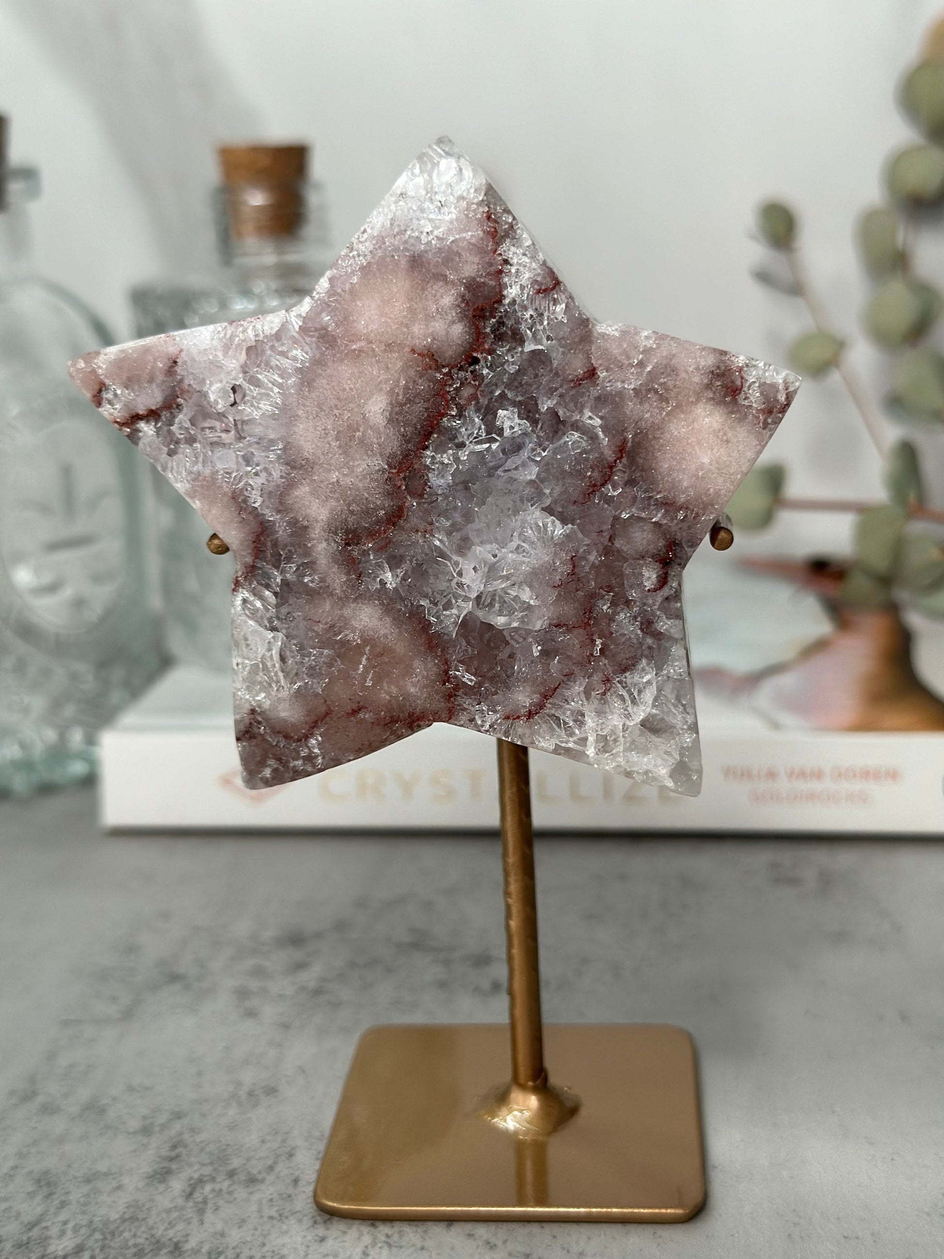 Spectacular | Pink Amethyst Star | Statement Piece | Custom Stand | High-Quality | Genuine | From Brazil