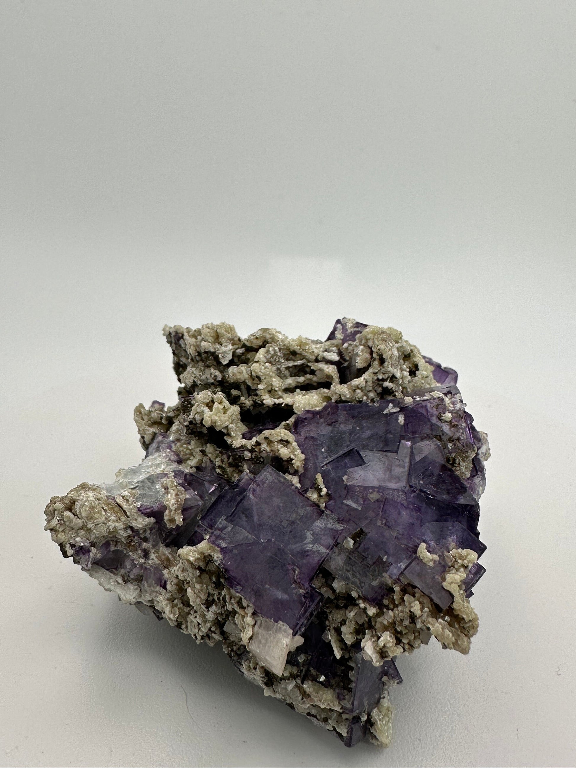 Gorgeous Color Zoning | Yaogangxian Fluorite Specimen | Purple Fluorite | Statement Piece | Rainbows