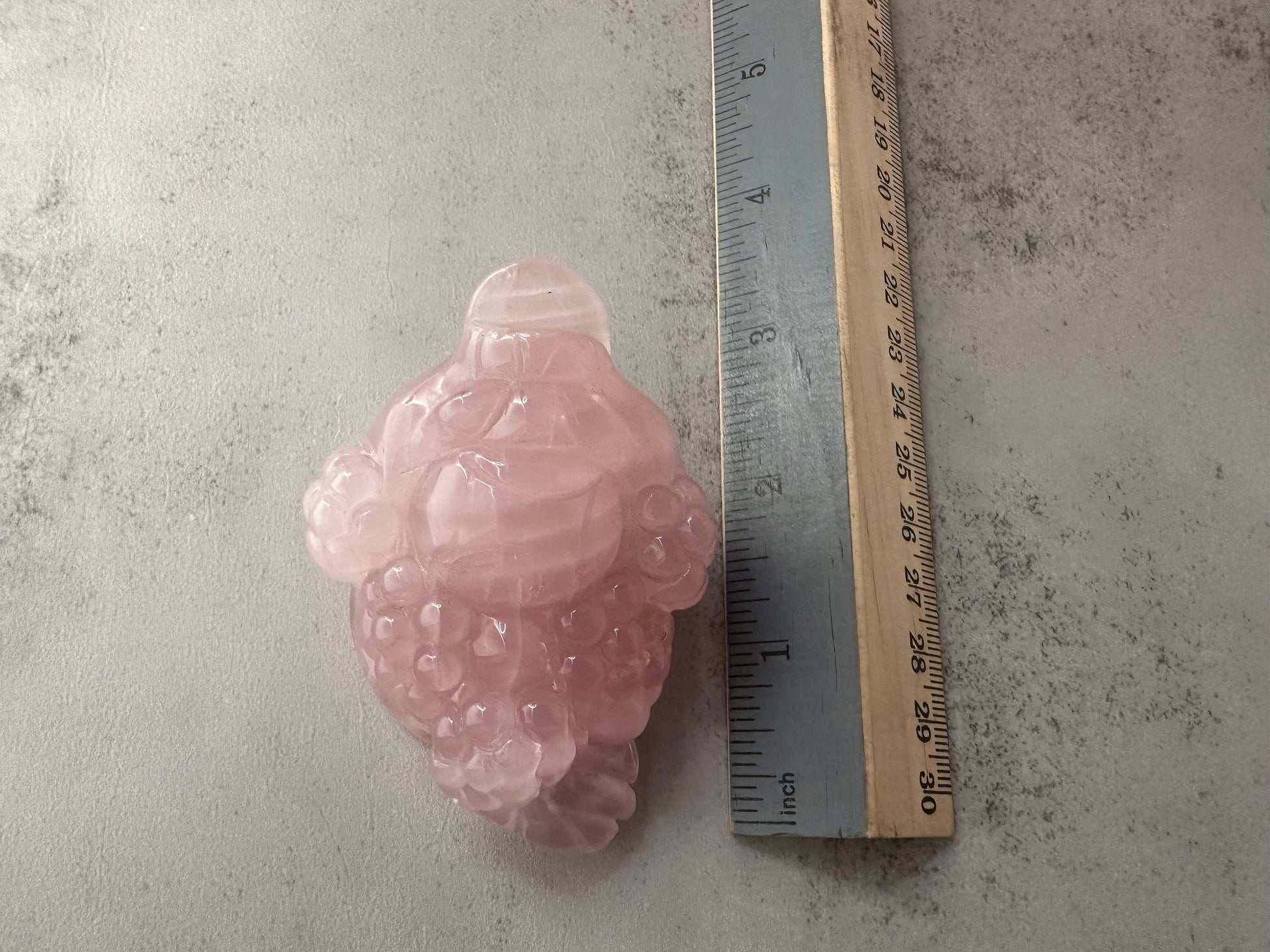 High Quality Money Toad Master Carved In Genuine Rose Quartz