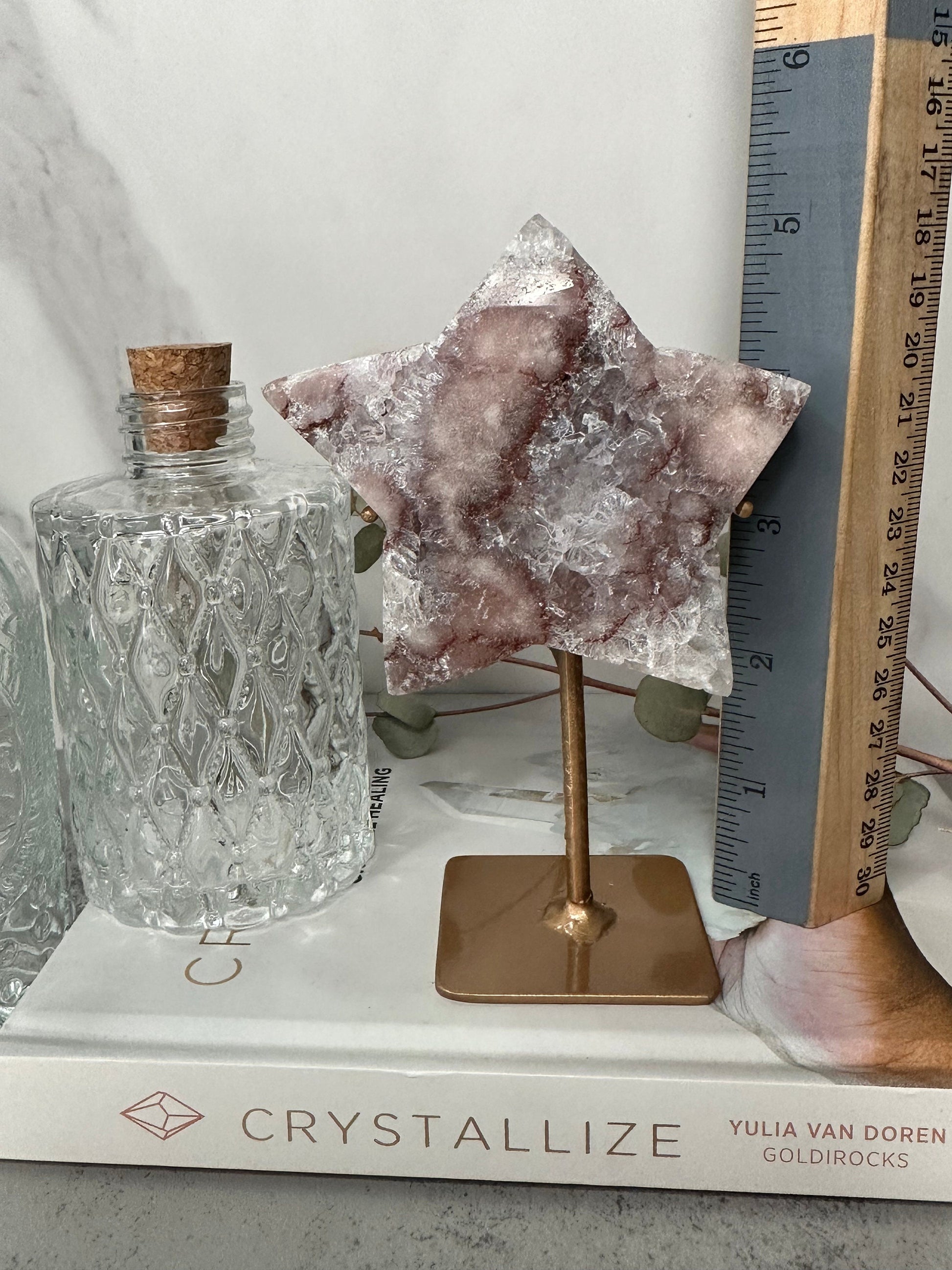 Spectacular | Pink Amethyst Star | Statement Piece | Custom Stand | High-Quality | Genuine | From Brazil