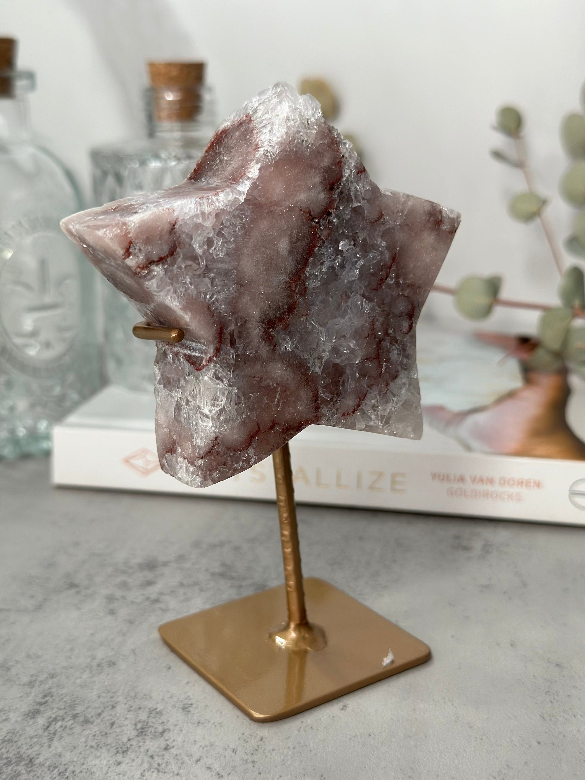 Spectacular | Pink Amethyst Star | Statement Piece | Custom Stand | High-Quality | Genuine | From Brazil