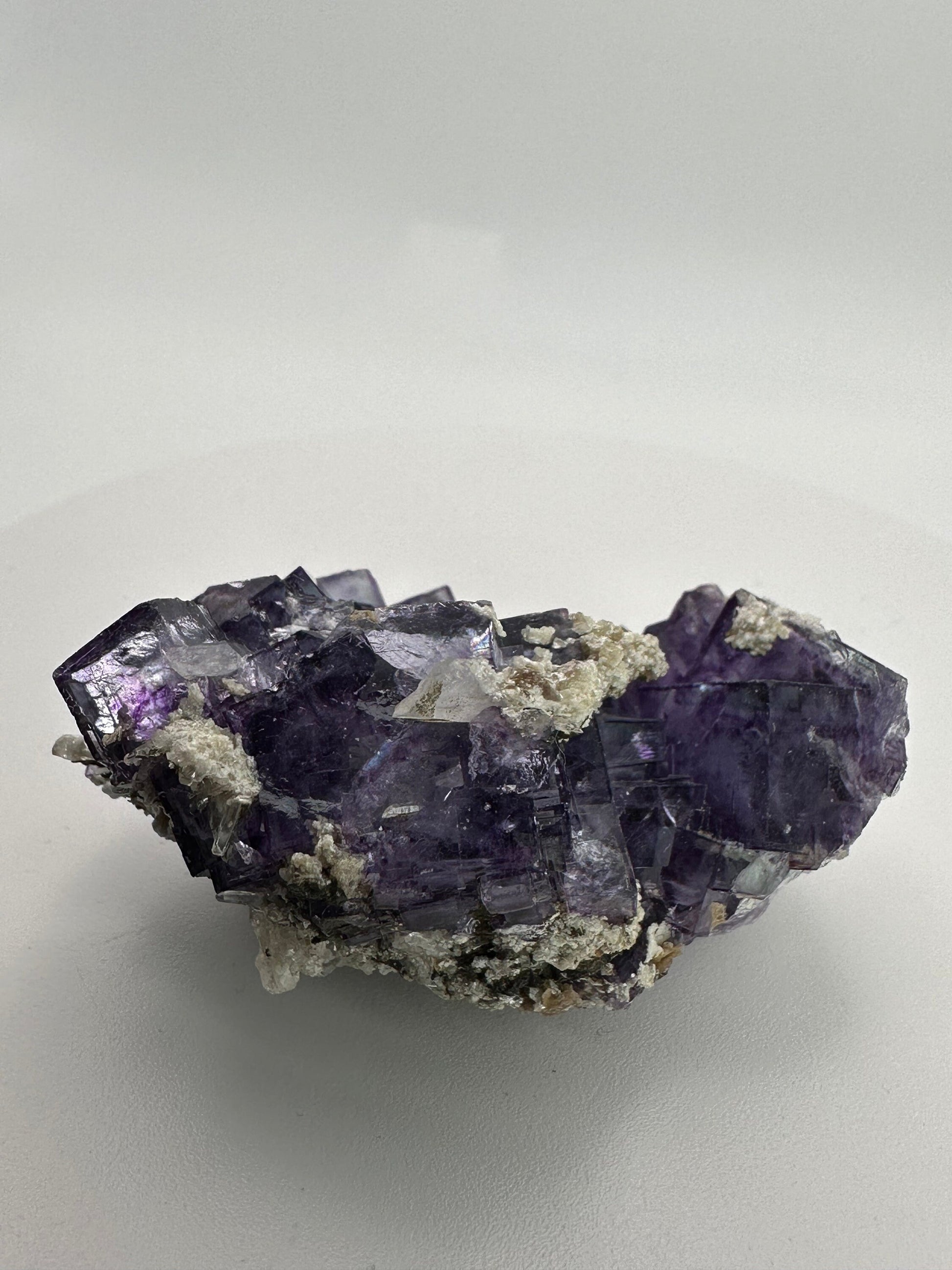 Color Zoning | Yaogangxian Fluorite Specimen | Purple Fluorite | Statement Piece | Rainbows