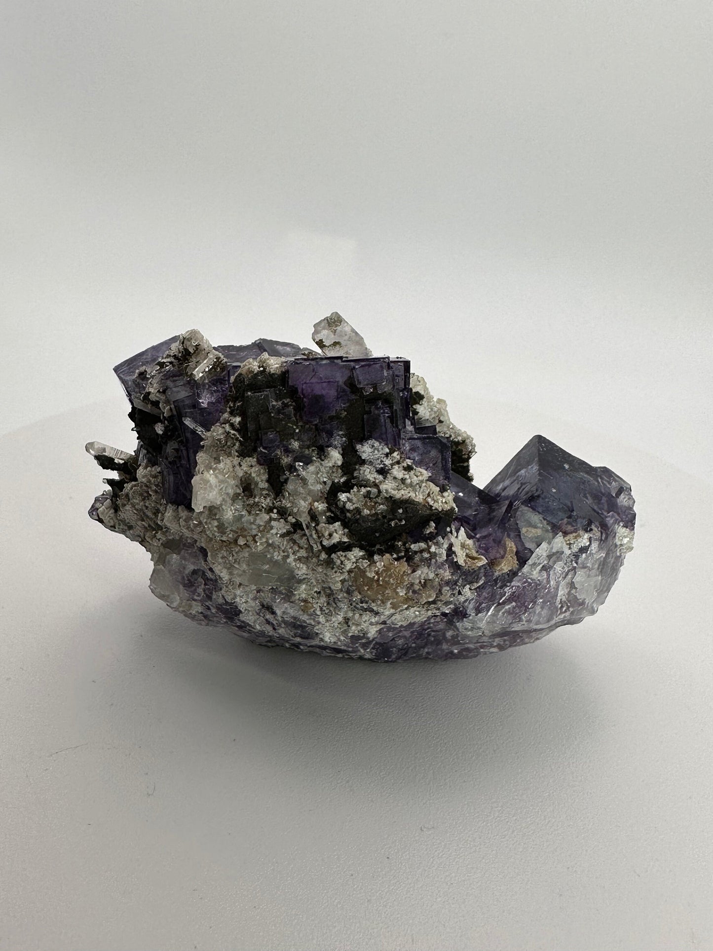 Color Zoning | Yaogangxian Fluorite Specimen | Purple Fluorite | Statement Piece | Rainbows