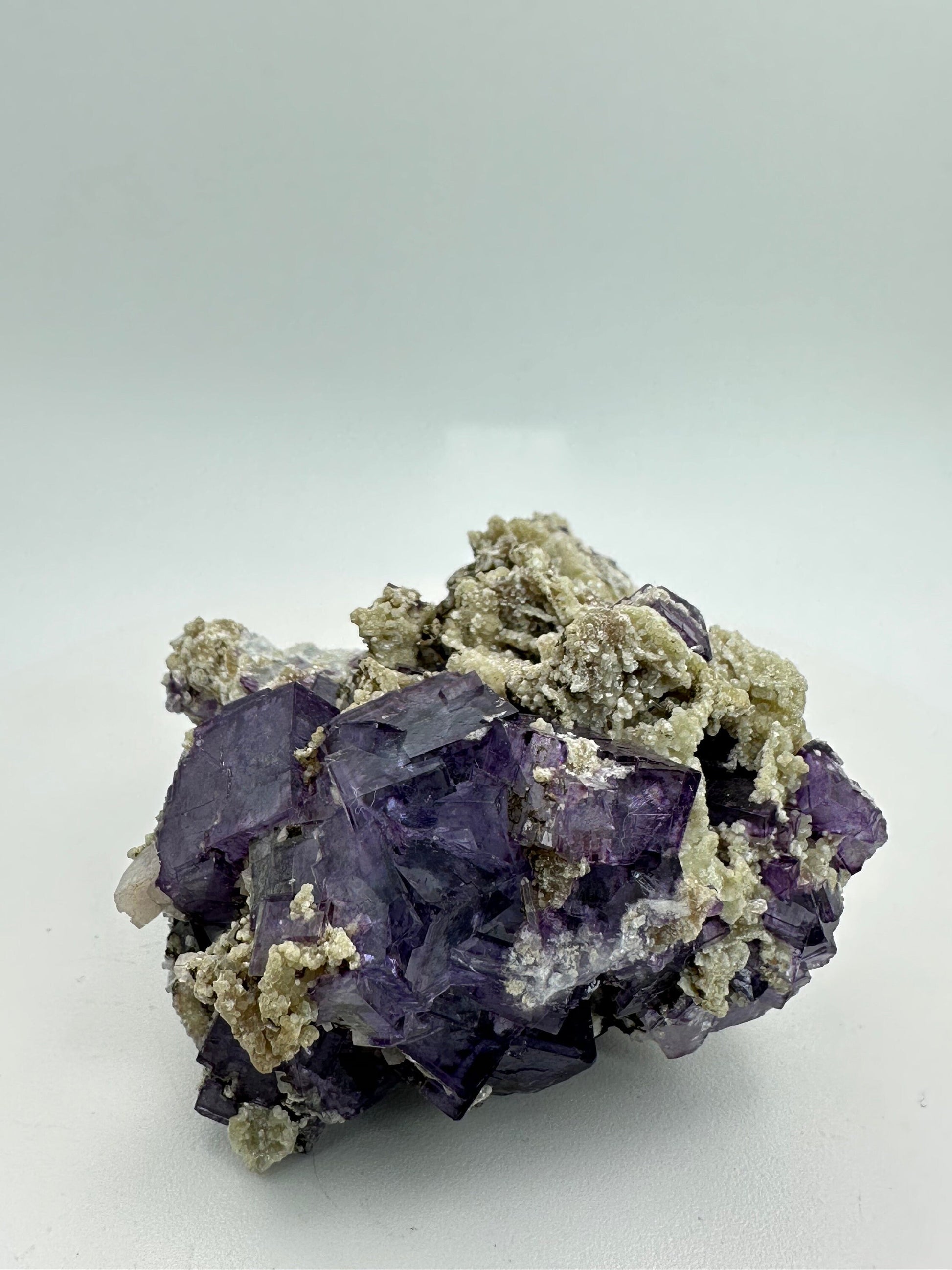 Gorgeous Color Zoning | Yaogangxian Fluorite Specimen | Purple Fluorite | Statement Piece | Rainbows