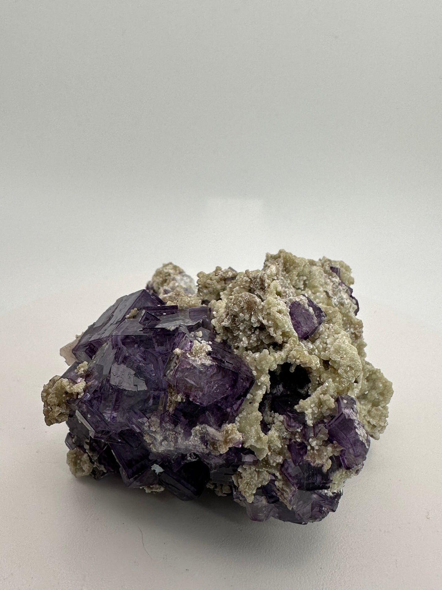 Gorgeous Color Zoning | Yaogangxian Fluorite Specimen | Purple Fluorite | Statement Piece | Rainbows