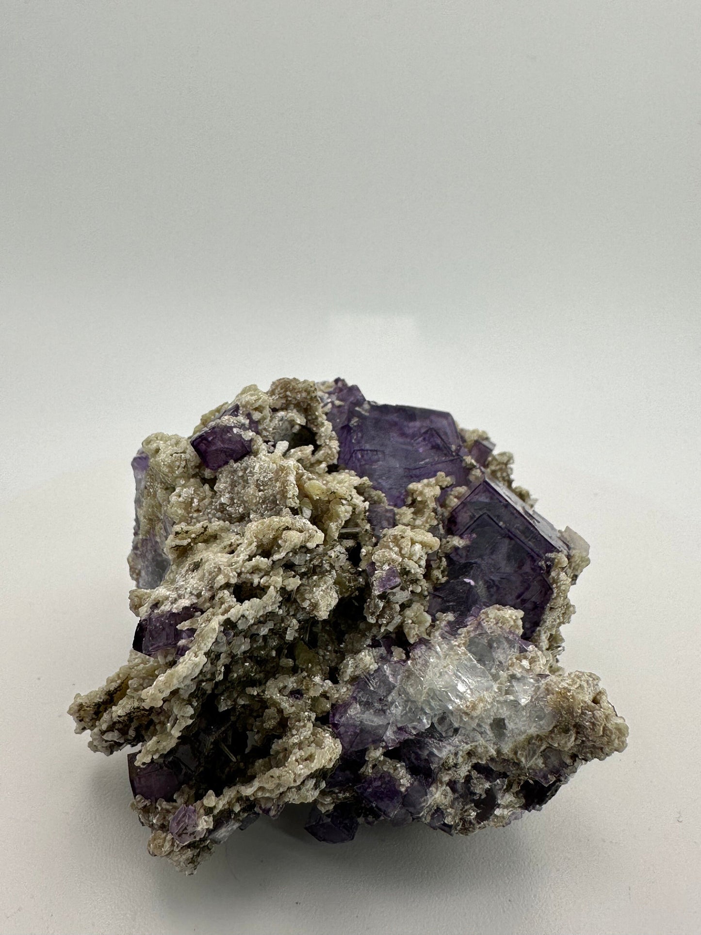 Gorgeous Color Zoning | Yaogangxian Fluorite Specimen | Purple Fluorite | Statement Piece | Rainbows