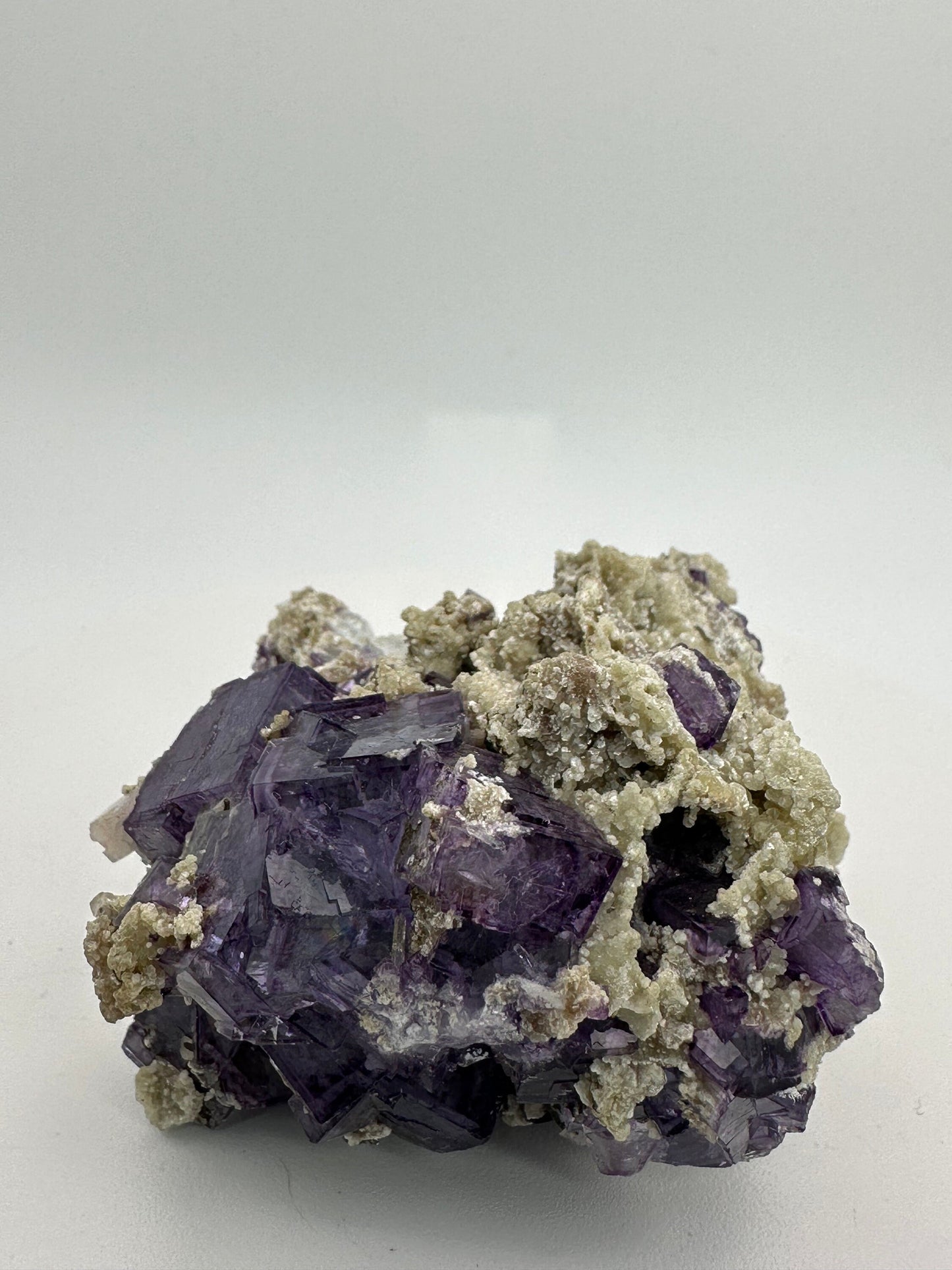 Gorgeous Color Zoning | Yaogangxian Fluorite Specimen | Purple Fluorite | Statement Piece | Rainbows