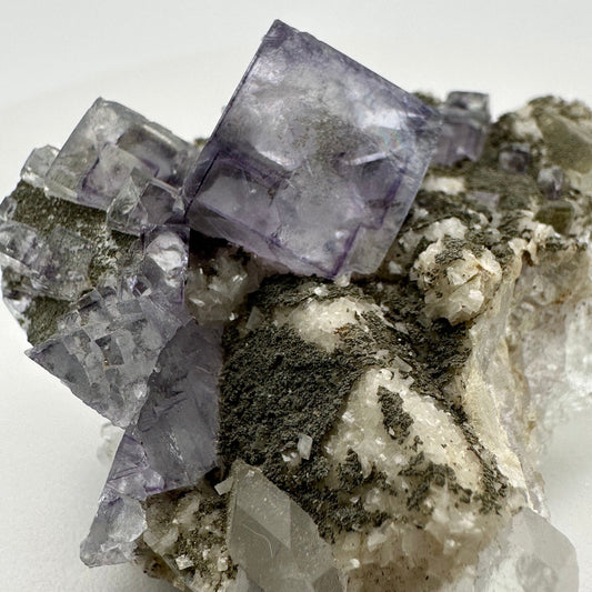 Incredible Yaogangxian Purple Fluorite Specimen