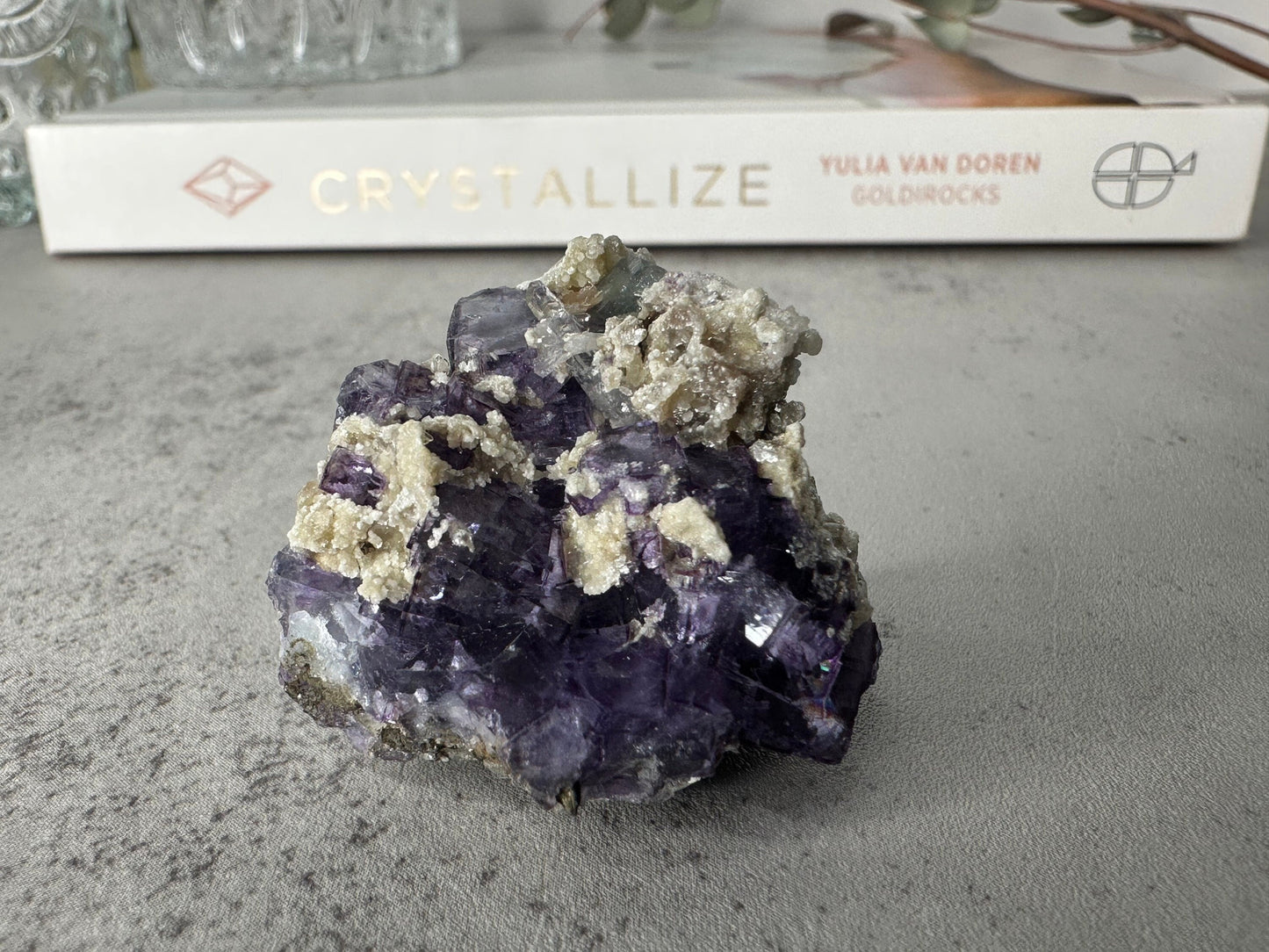 Wonderful Yaogangxian Purple Fluorite Specimen