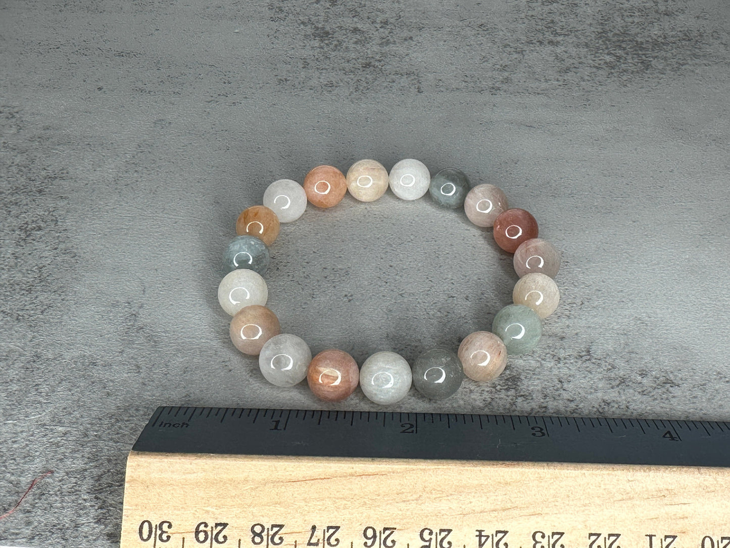 Fine Rutilated Quartz Bracelet High-Quality Genuine Crystal Rabbit Hair In 11mm