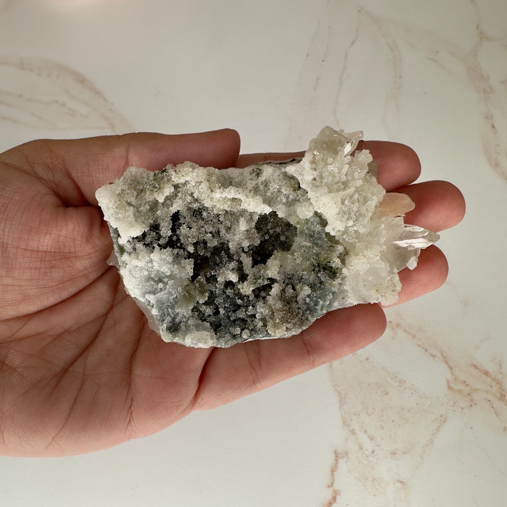 Gorgeous Apophyllite With Pink Stilbite Specimen From India | Tucson Gem Show Exclusive