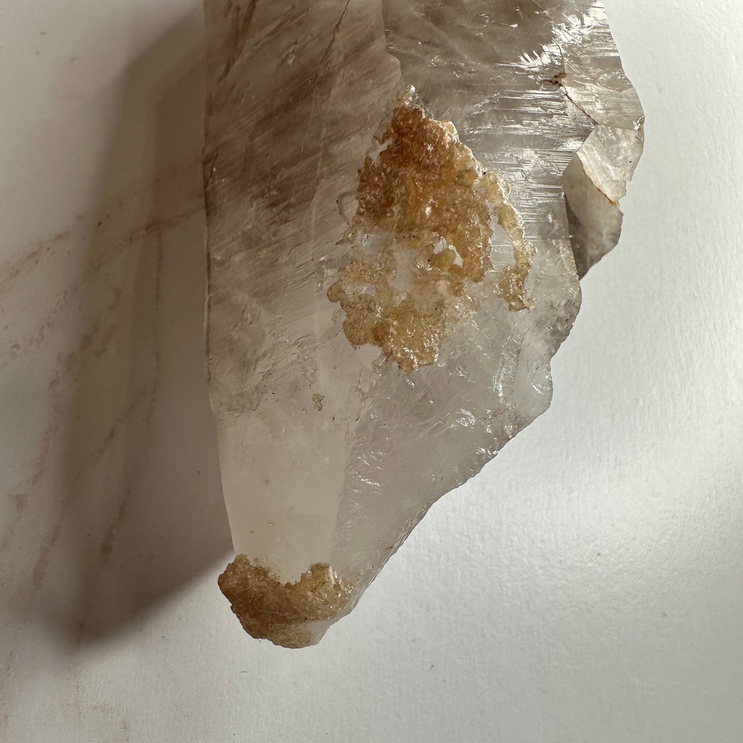 Raw Smoky Quartz Point Large With Mica & Contact keys From Brazil