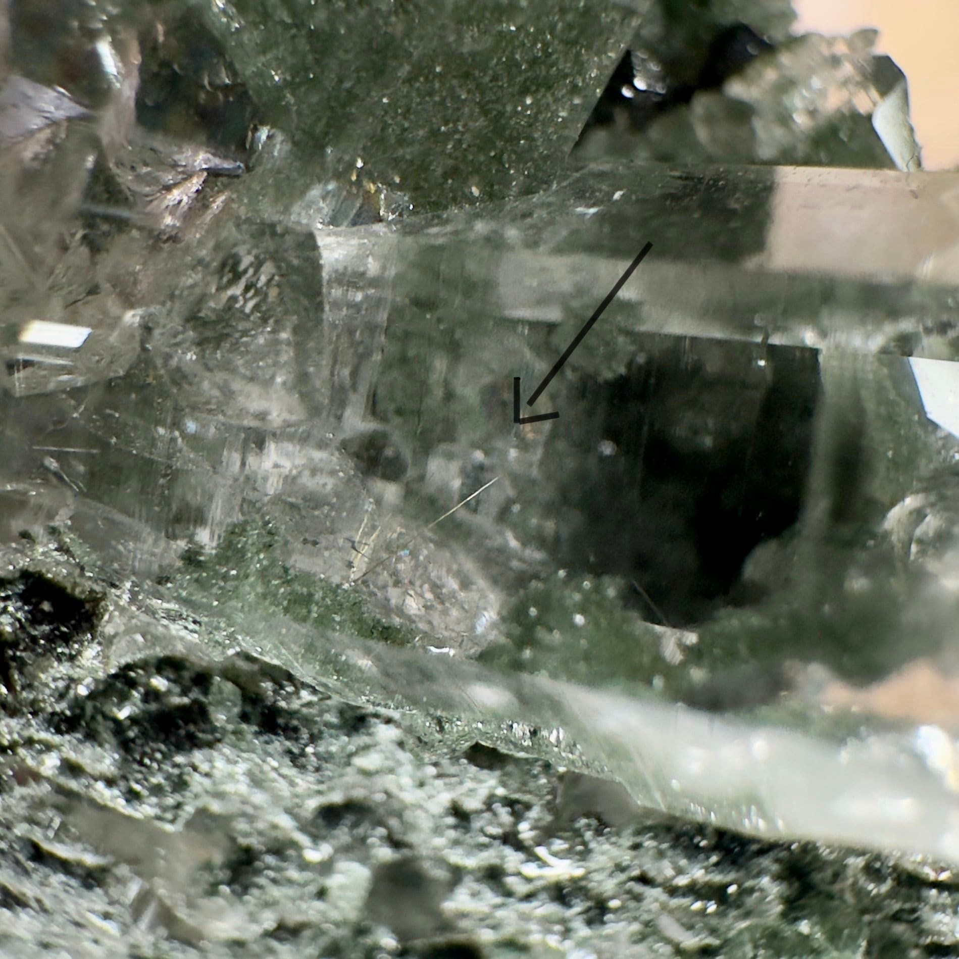 Chlorite Himalayan Specimen Cluster With Rutile Inclusions From India AAA+ grade | Tucson Gem Show Exclusive