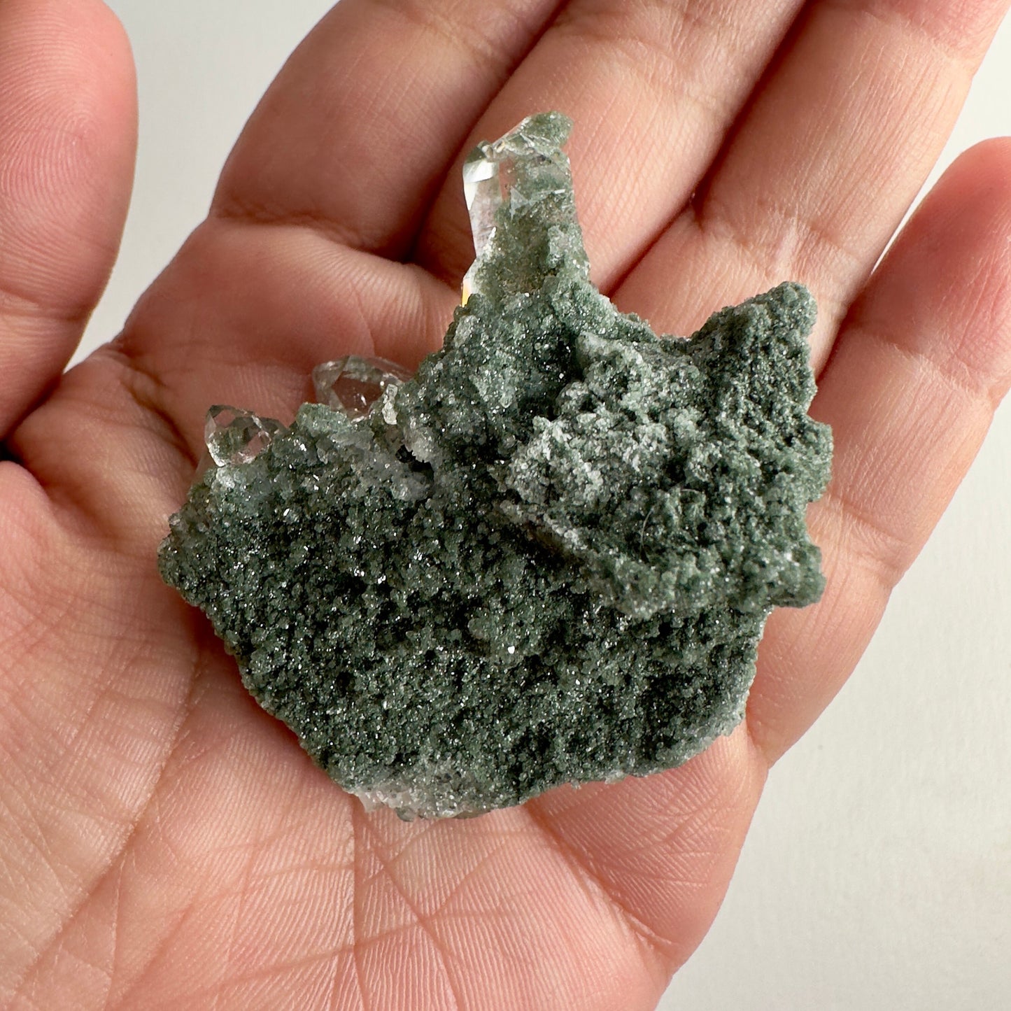 Chlorite Himalayan Specimen Cluster With Rutile Inclusions From India AAA+ grade | Tucson Gem Show Exclusive