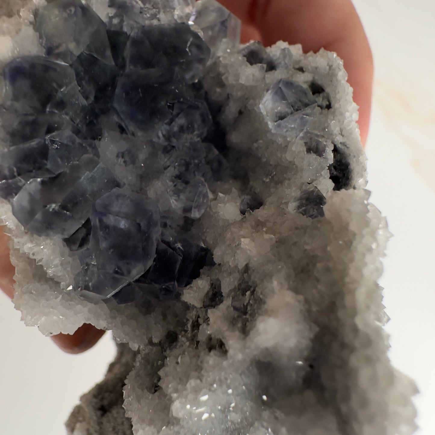 Stunning Fujian Fluorite With Quartz Specimen