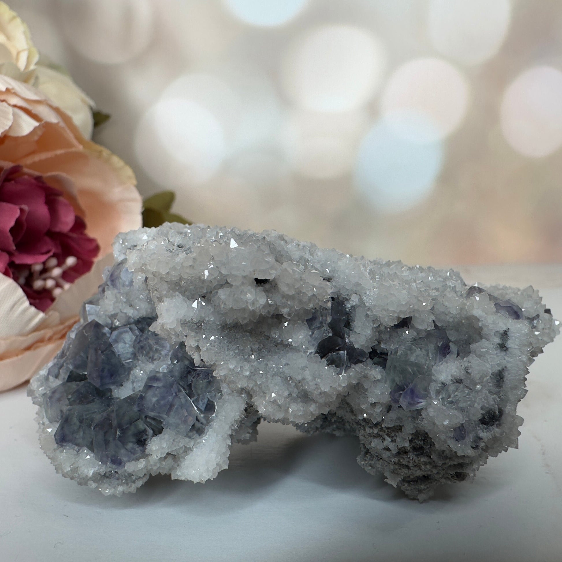 Stunning Fujian Fluorite With Quartz Specimen