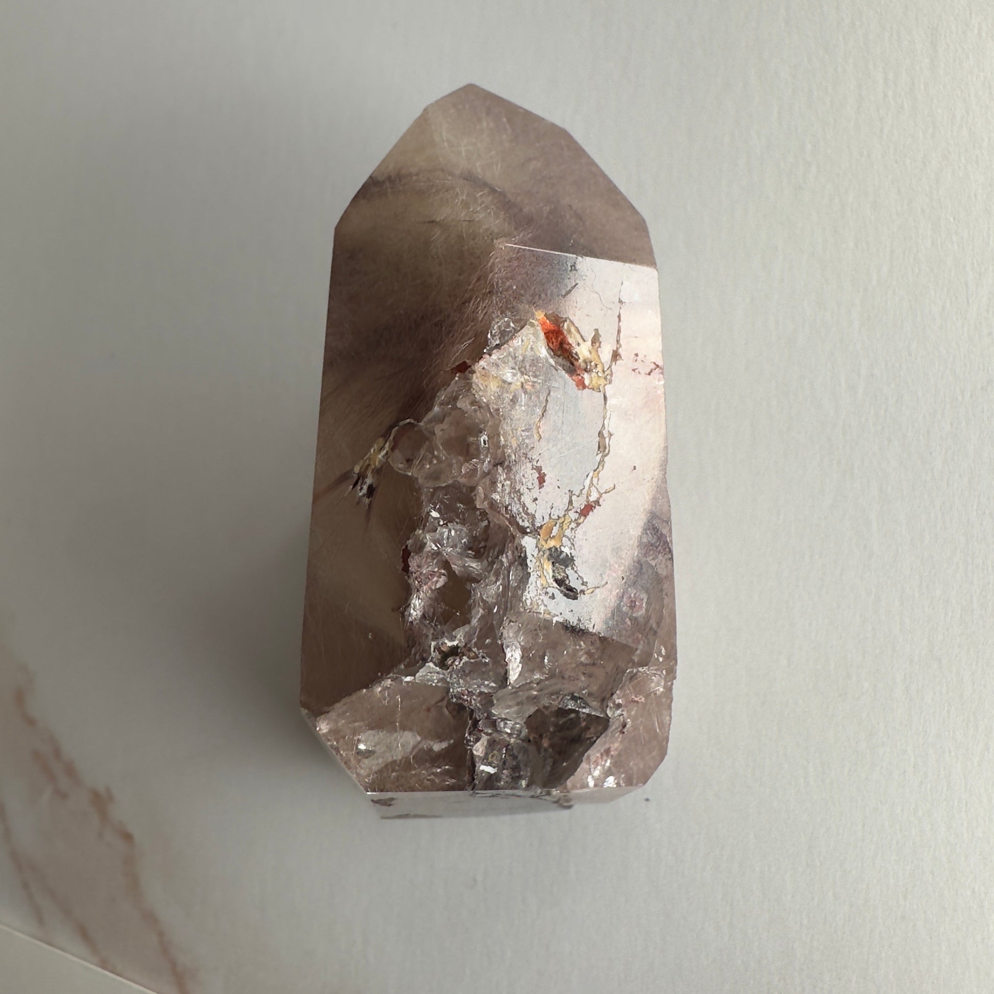 Gorgeous Rutile in Quartz Tower From Minas Gerais, Brazil