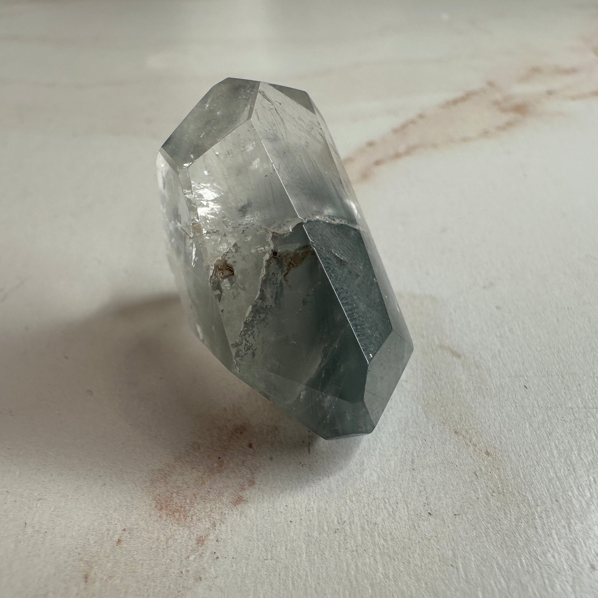 Gorgeous Blue Tara Quartz Point Blue Amphibole Polished Point Freeform From Brazil | Tucson Gem Show Exclusive