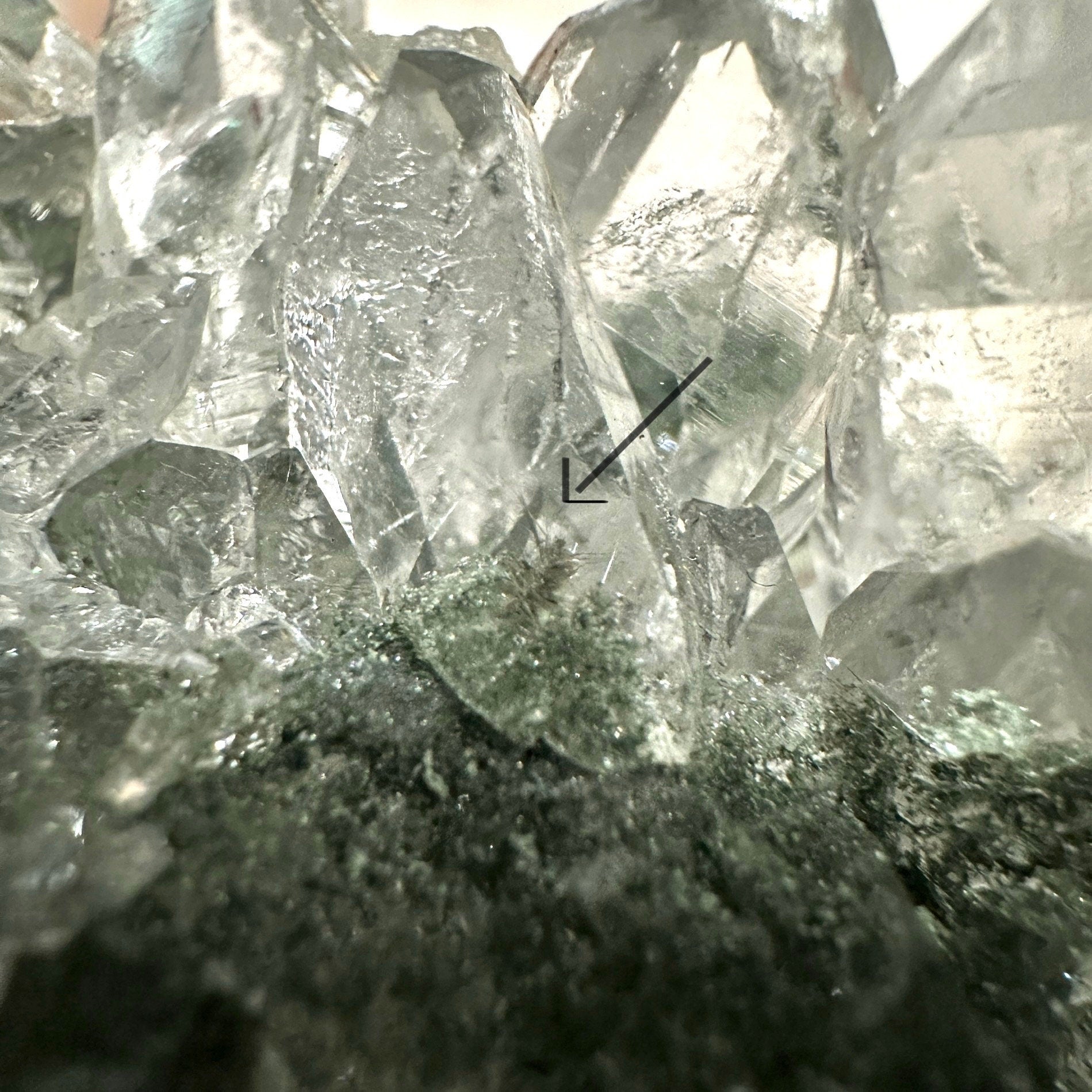 Beautiful Chlorite Himalayan Specimen Cluster With Rutile Inclusions From India AAA+ grade | Tucson Gem Show Exclusive