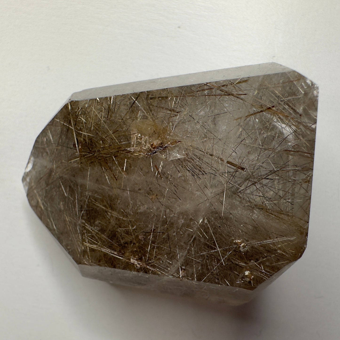 Stunning Rutile in Quartz Tower From Minas Gerais, Brazil