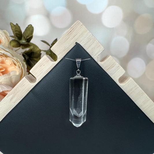 Gorgeous Phantom Clear Quartz Pendant Genuine High-Quality Crystal Jewelry For Necklace From Brazil