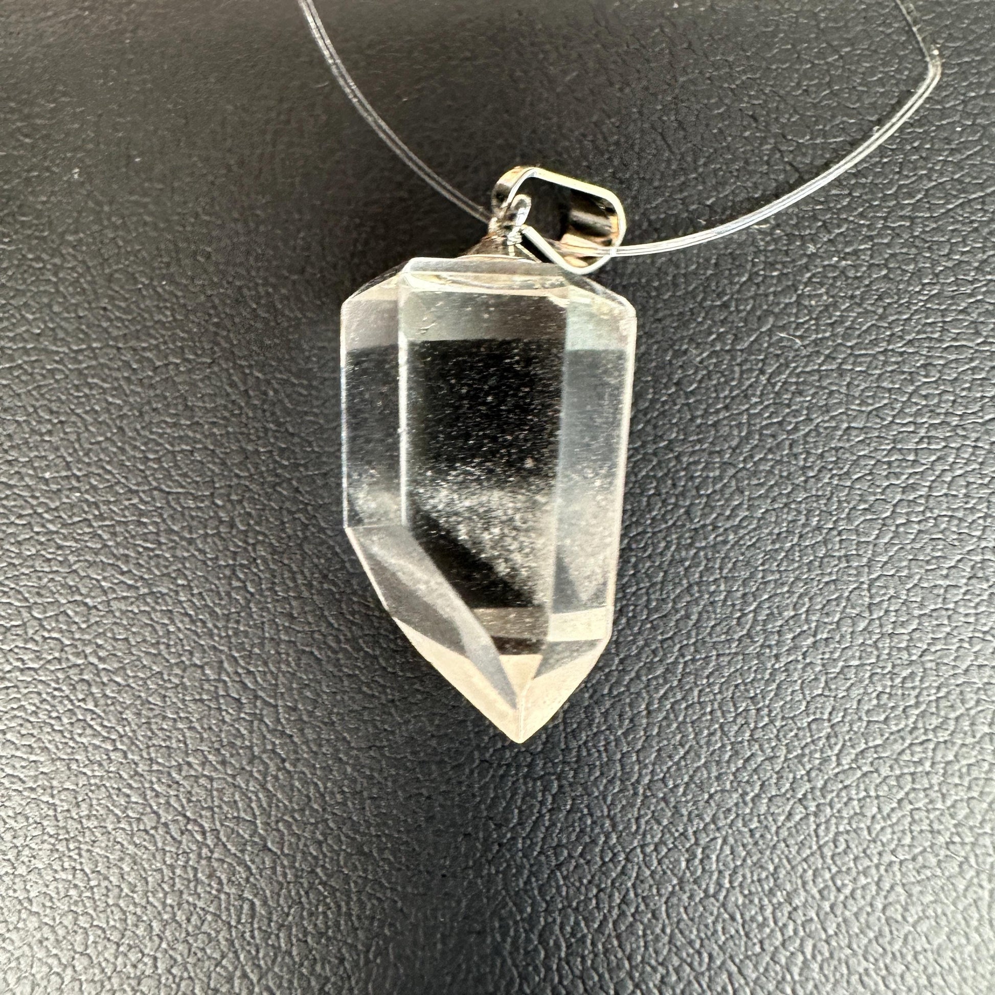 Beautiful Phantom Clear Quartz Pendant | High-Quality Exquisite Brazilian Crystal Jewelry for Necklace