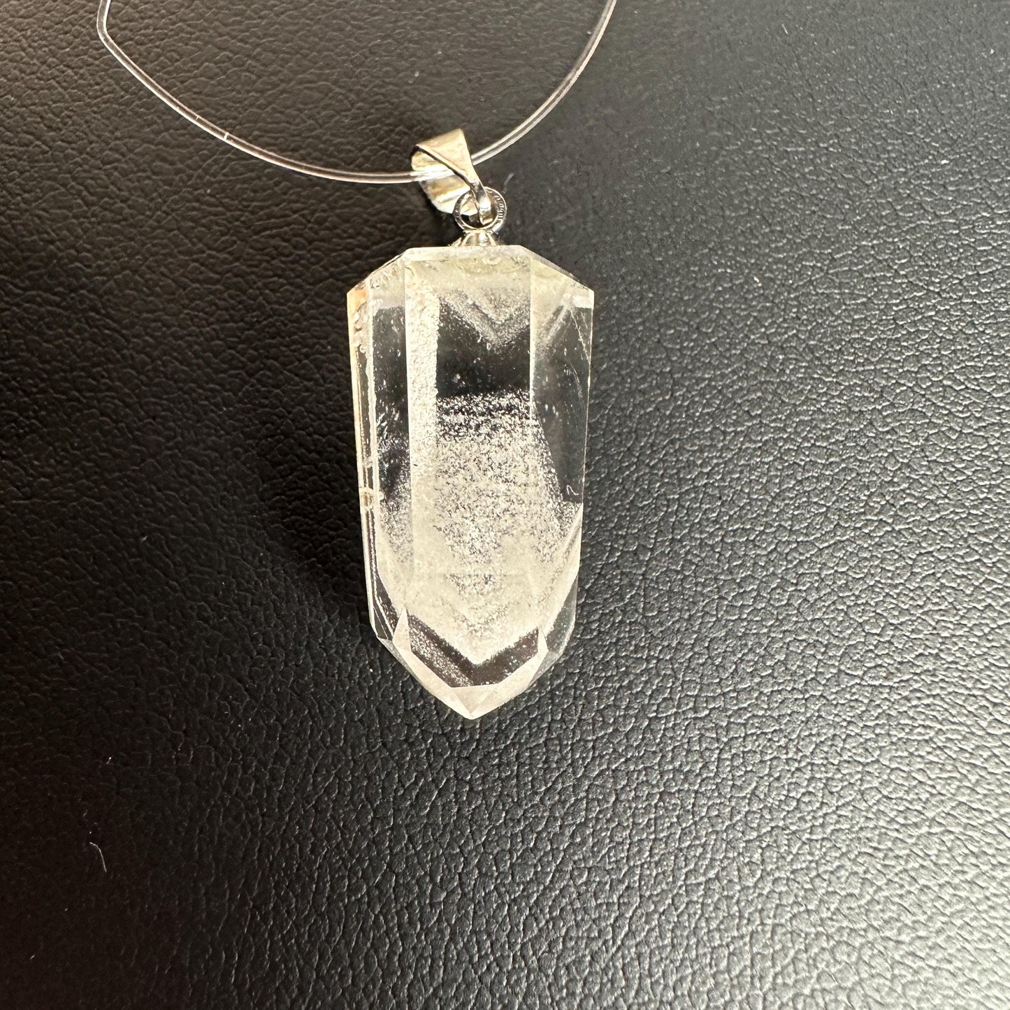 Gorgeous Phantom Clear Quartz Pendant | High-Quality Exquisite Brazilian Crystal Jewelry for Necklace