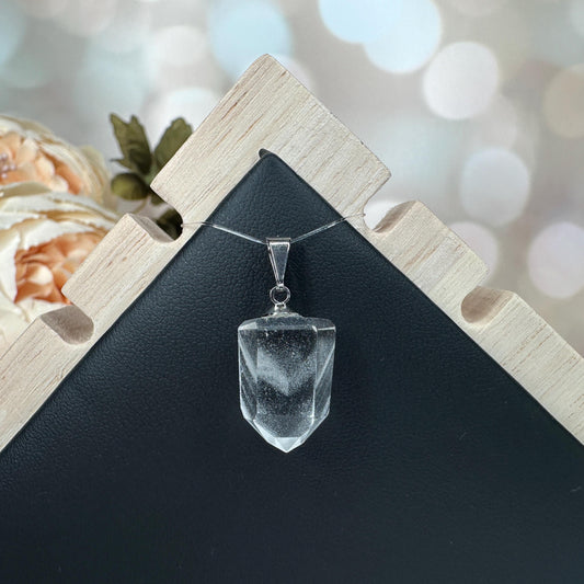 Beautiful Phantom Clear Quartz Pendant Genuine High-Quality Crystal Jewelry For Necklace From Brazil