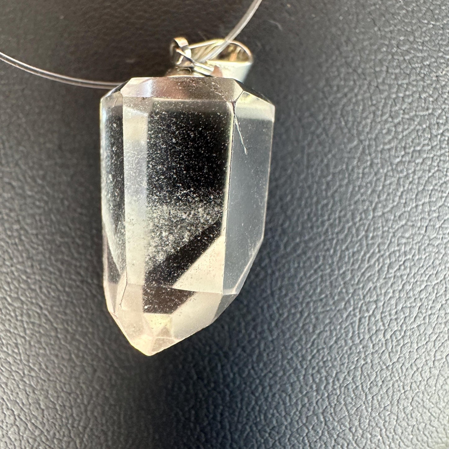 Beautiful Phantom Clear Quartz Pendant | High-Quality Exquisite Brazilian Crystal Jewelry for Necklace