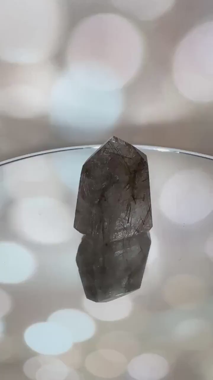 Stunning Rutile in Quartz Tower From Minas Gerais, Brazil