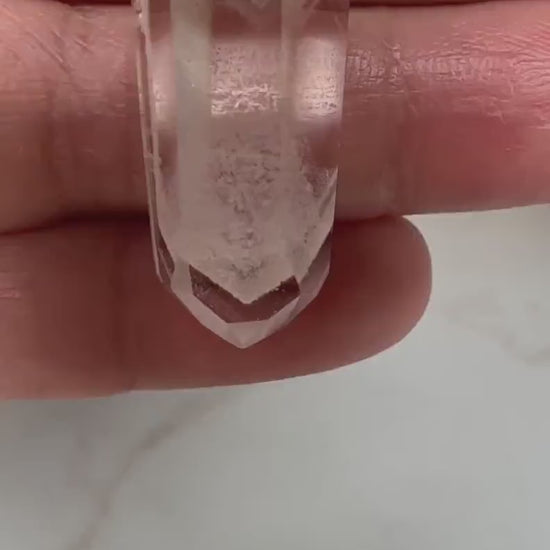 Gorgeous Phantom Clear Quartz Pendant | High-Quality Exquisite Brazilian Crystal Jewelry for Necklace