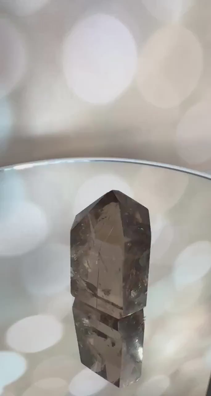 Amazing Rutile Smoky Quartz Point/Tower From Brazil