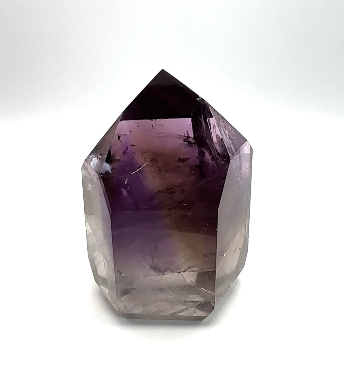 Spectacular Amethyst Quartz Phantom Tower/Point High-Quality From Brazil