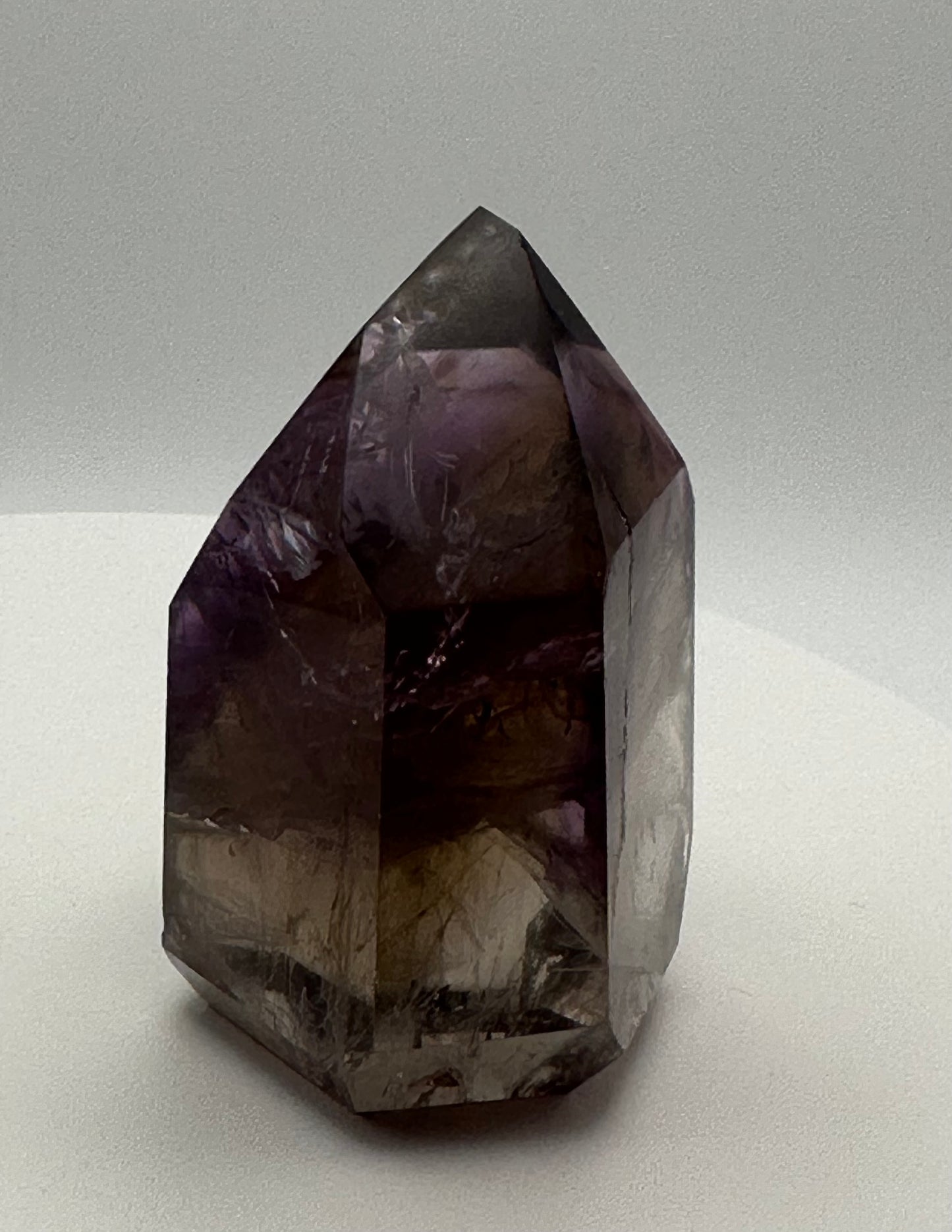 Spectacular Amethyst Quartz Phantom Tower/Point High-Quality From Brazil