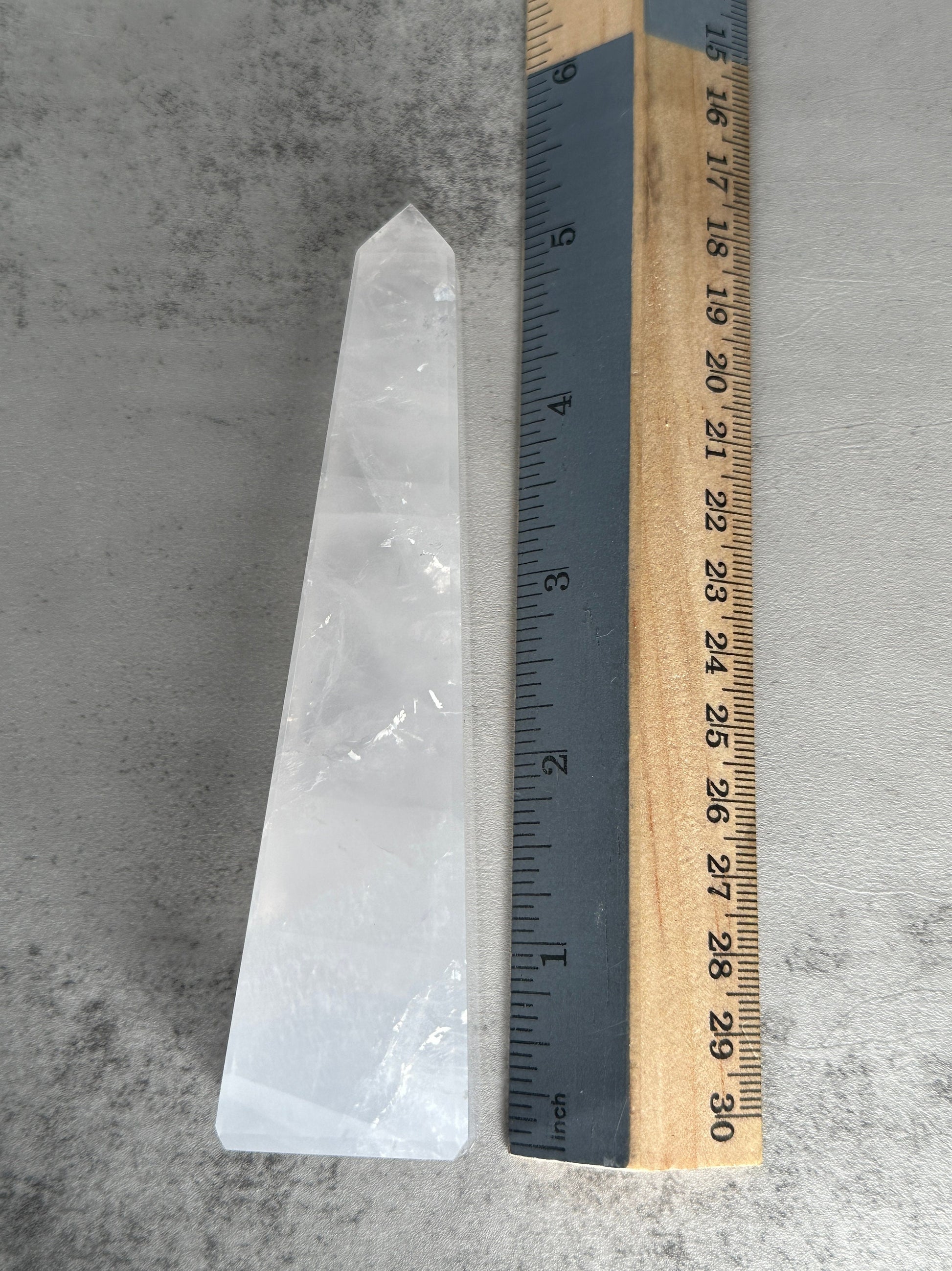 Gorgeous Milky Girasol Quartz Obelisk | From Brazil | Quartz Point | Polished Crystal | Milky Hue